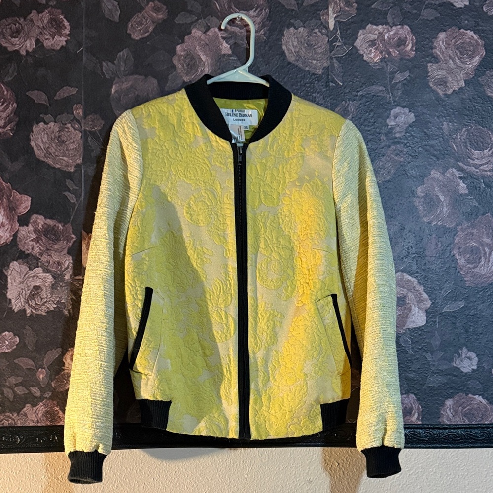 Helene Berman Yellow Floral Jacket
